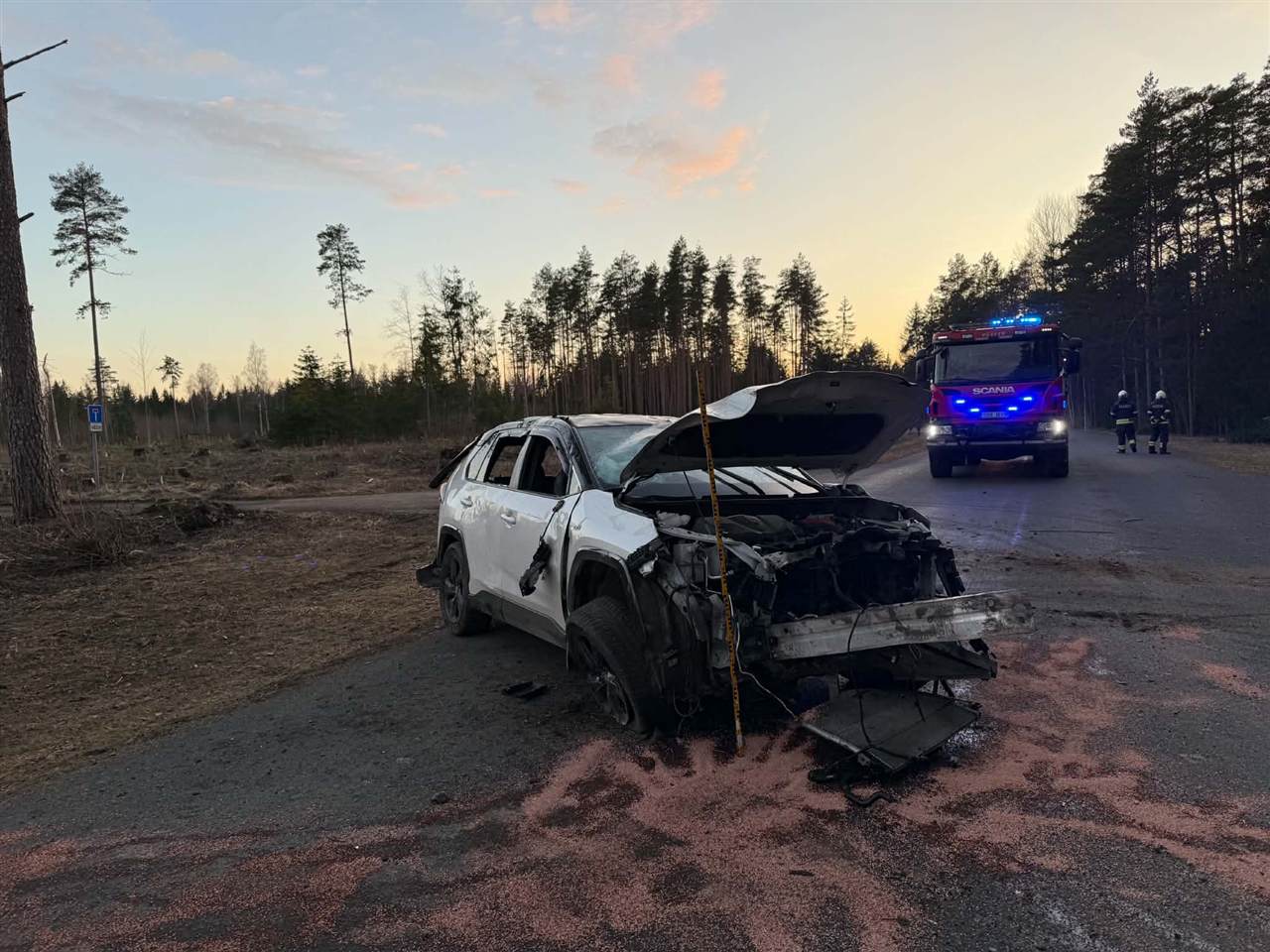 Auto pärast avariid